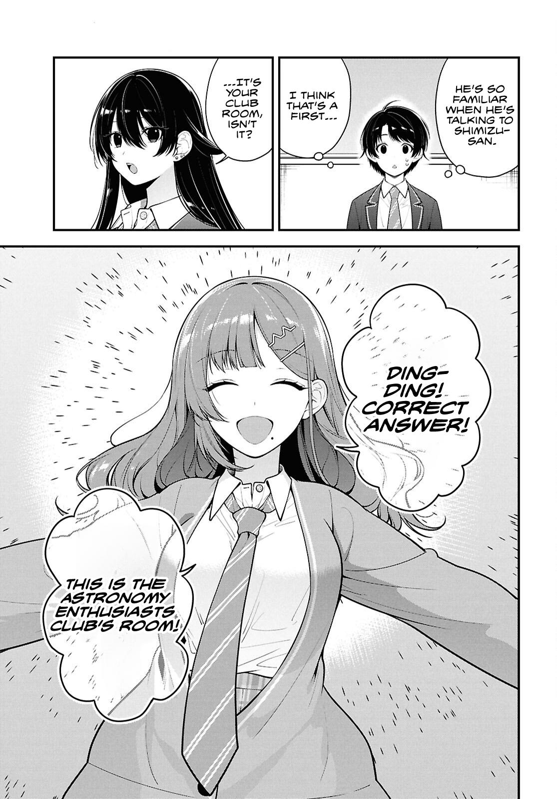 The Delinquent Shimizu-san Sitting Next to Me Has Dyed Her Hair Black Chapter 10.1 page 18 - 