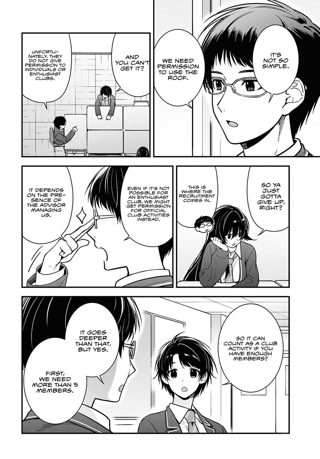 The Delinquent Shimizu-san Sitting Next to Me Has Dyed Her Hair Black Chapter 10.1 page 23 - 