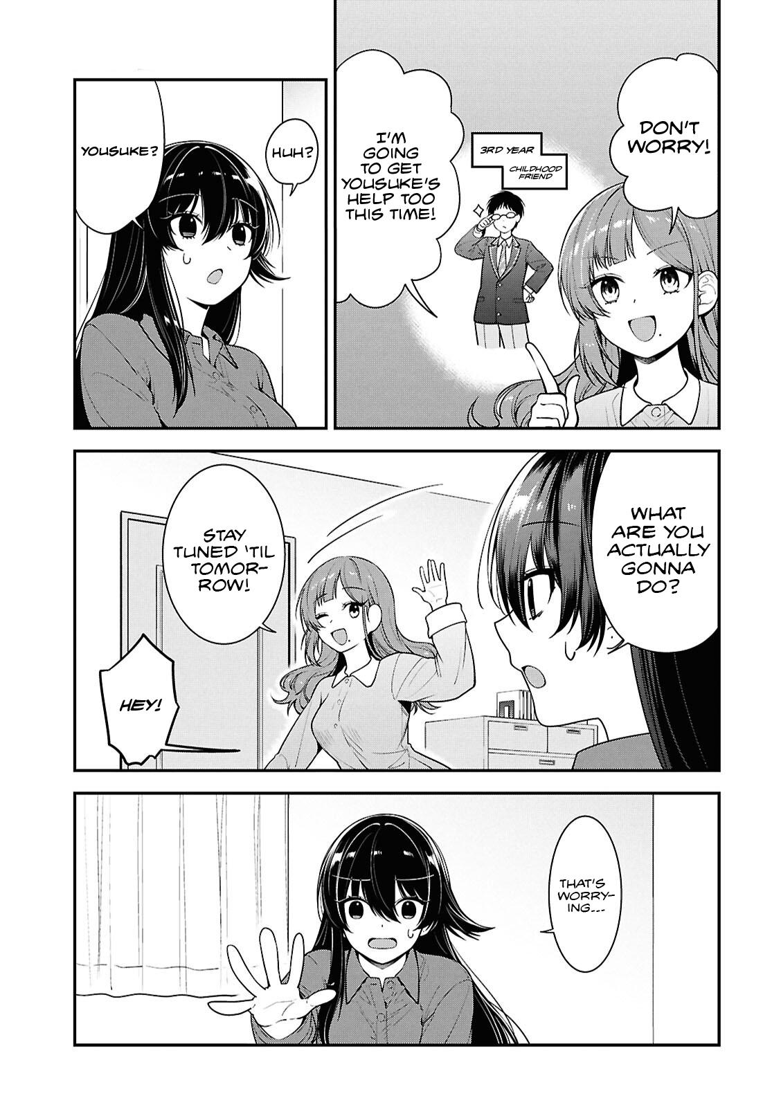 The Delinquent Shimizu-san Sitting Next to Me Has Dyed Her Hair Black Chapter 10.1 page 6 - 