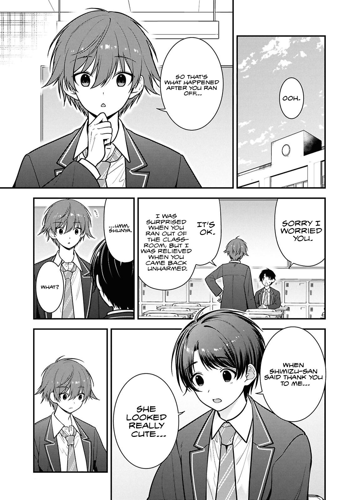 The Delinquent Shimizu-san Sitting Next to Me Has Dyed Her Hair Black Chapter 10.1 page 8 - 