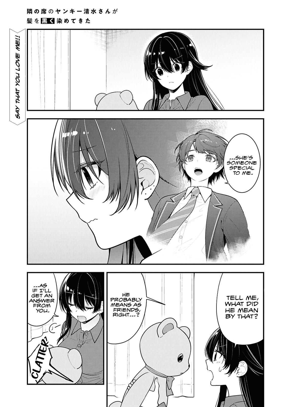 The Delinquent Shimizu-san Sitting Next to Me Has Dyed Her Hair Black Chapter 10 page 2 - 