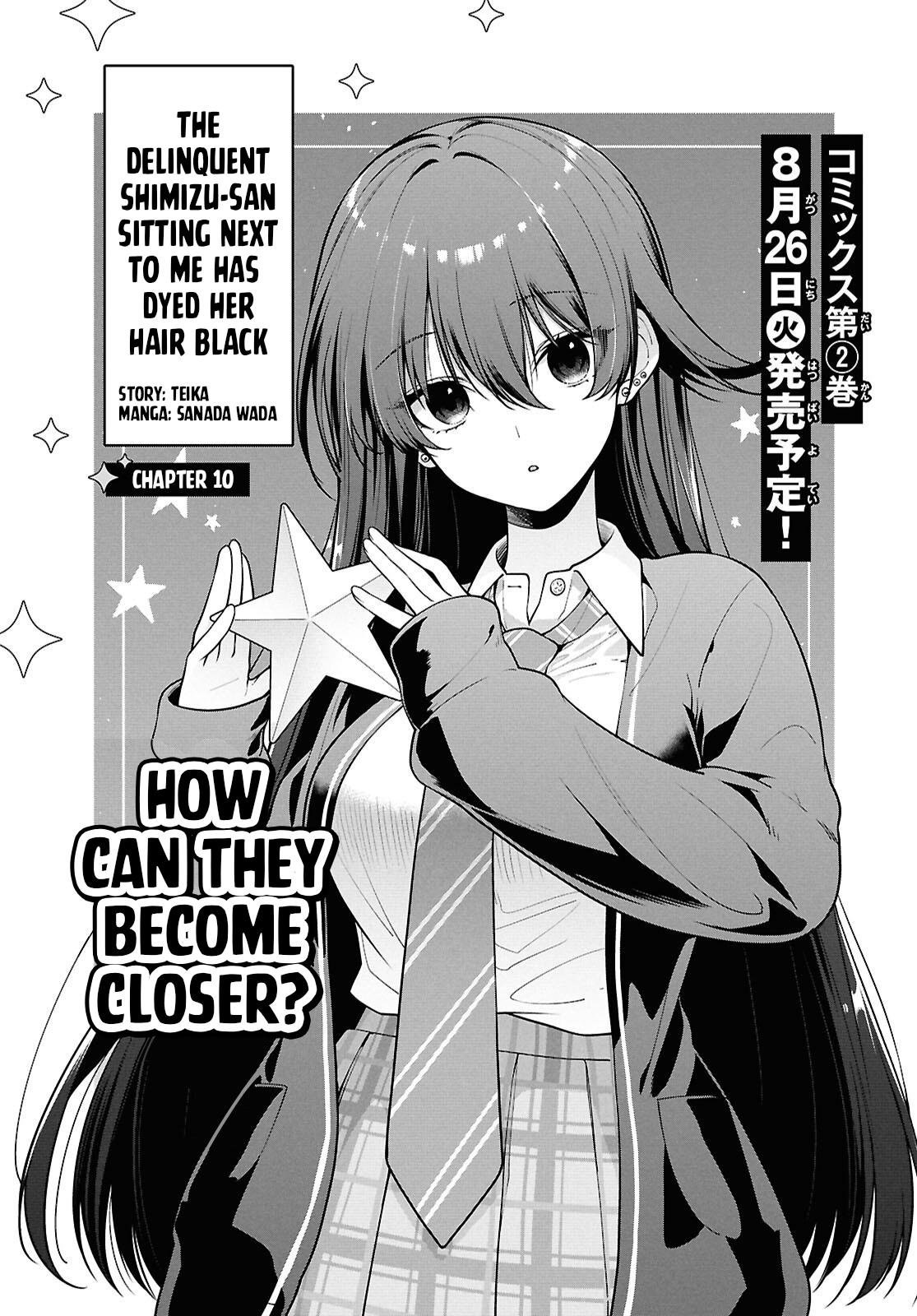 The Delinquent Shimizu-san Sitting Next to Me Has Dyed Her Hair Black Chapter 10 page 7 - 