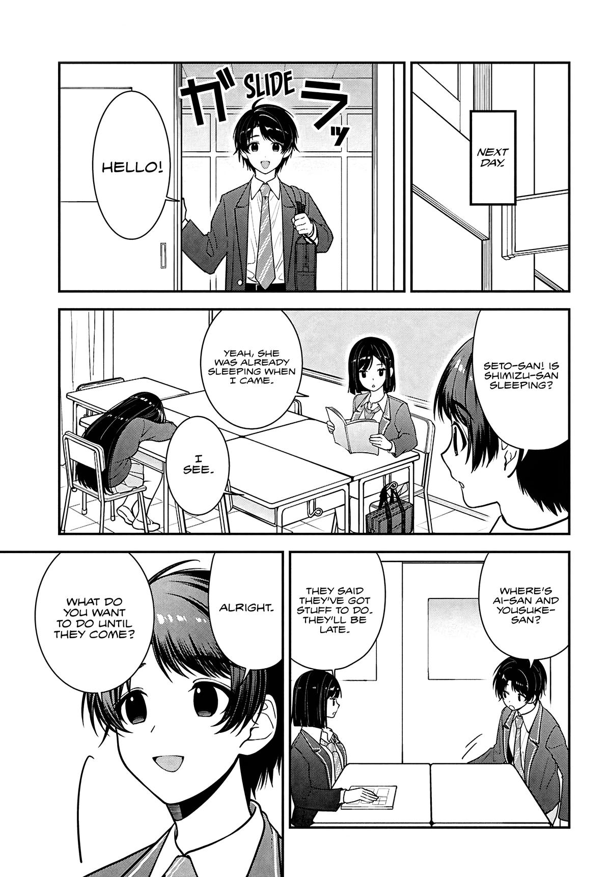 The Delinquent Shimizu-san Sitting Next to Me Has Dyed Her Hair Black Chapter 11 page 15 - 