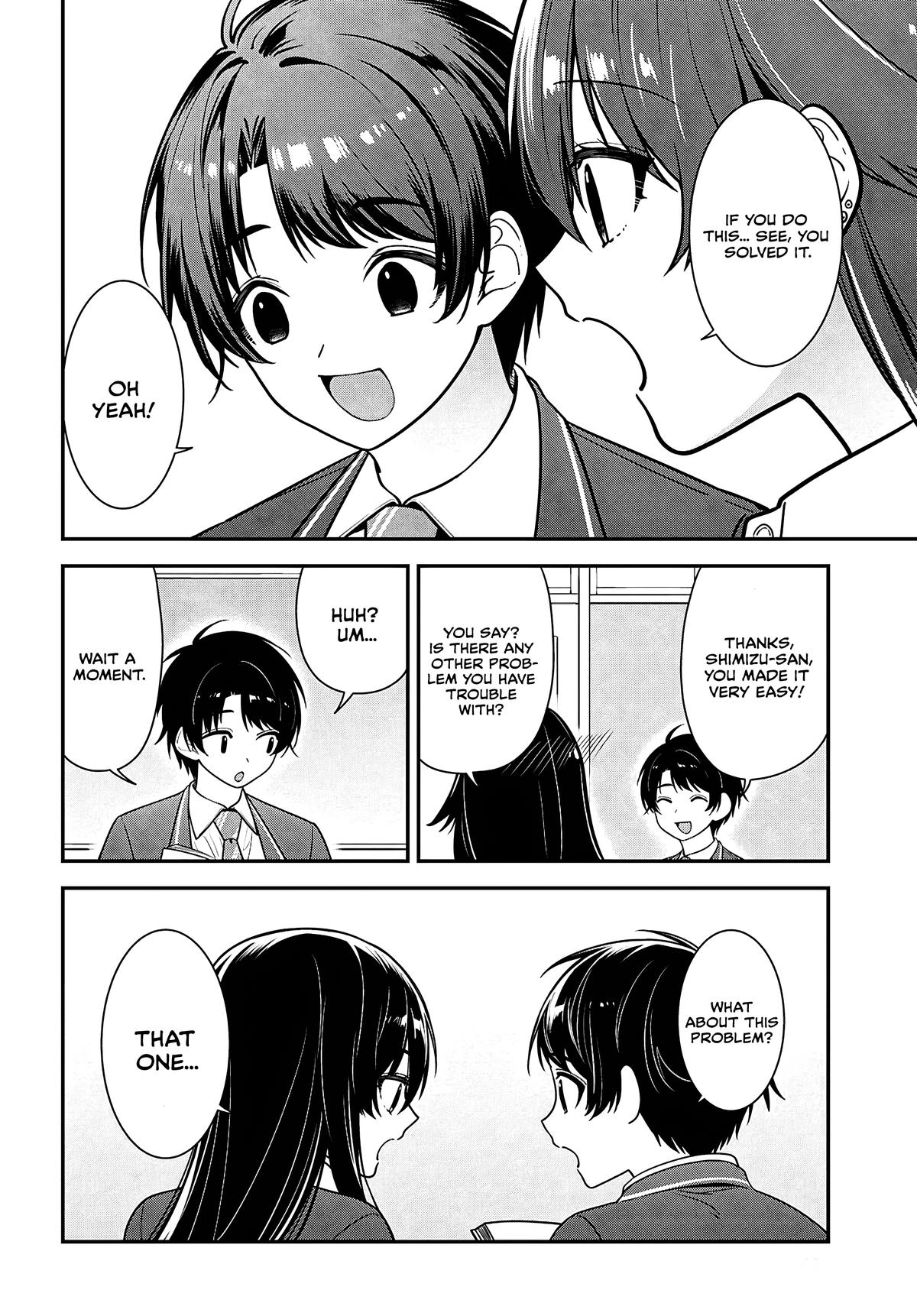 The Delinquent Shimizu-san Sitting Next to Me Has Dyed Her Hair Black Chapter 12 page 18 - 