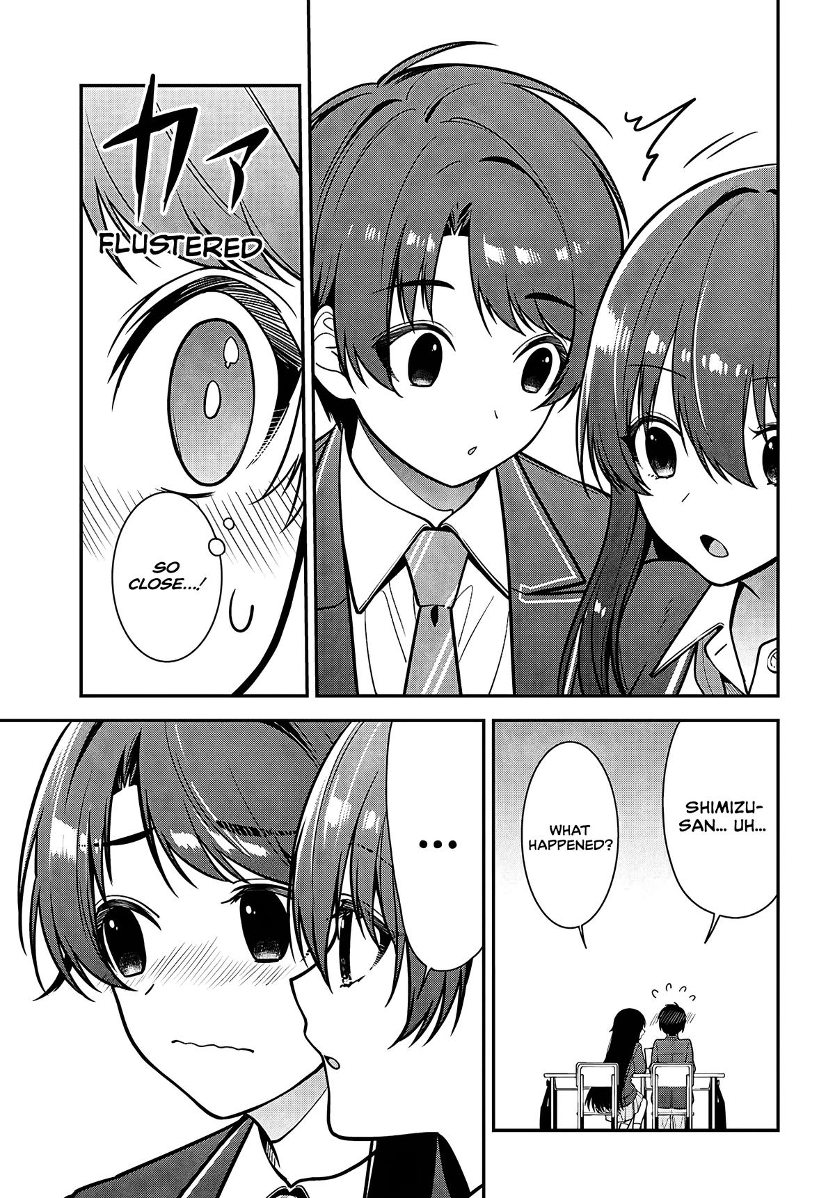 The Delinquent Shimizu-san Sitting Next to Me Has Dyed Her Hair Black Chapter 12 page 19 - 