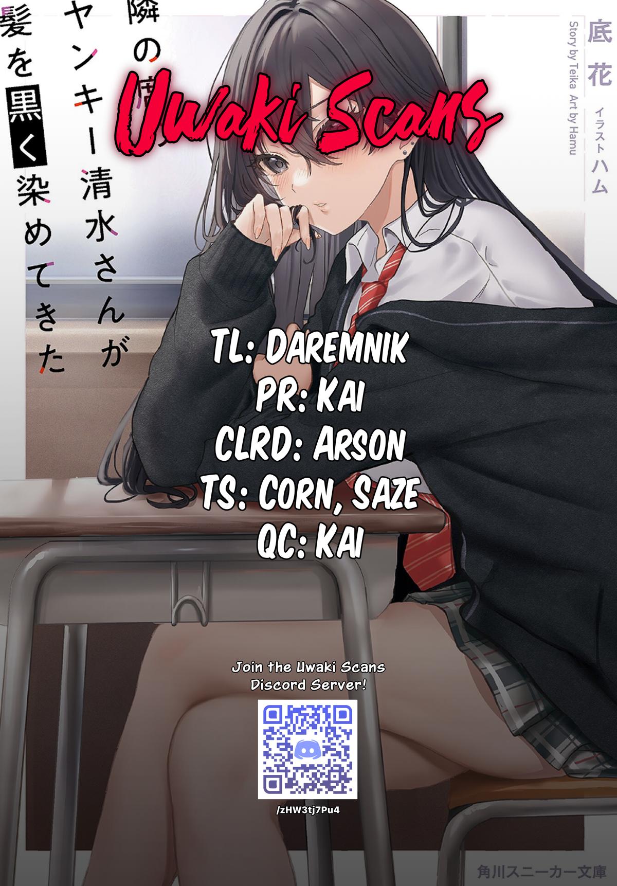The Delinquent Shimizu-san Sitting Next to Me Has Dyed Her Hair Black Chapter 12 page 33 - 