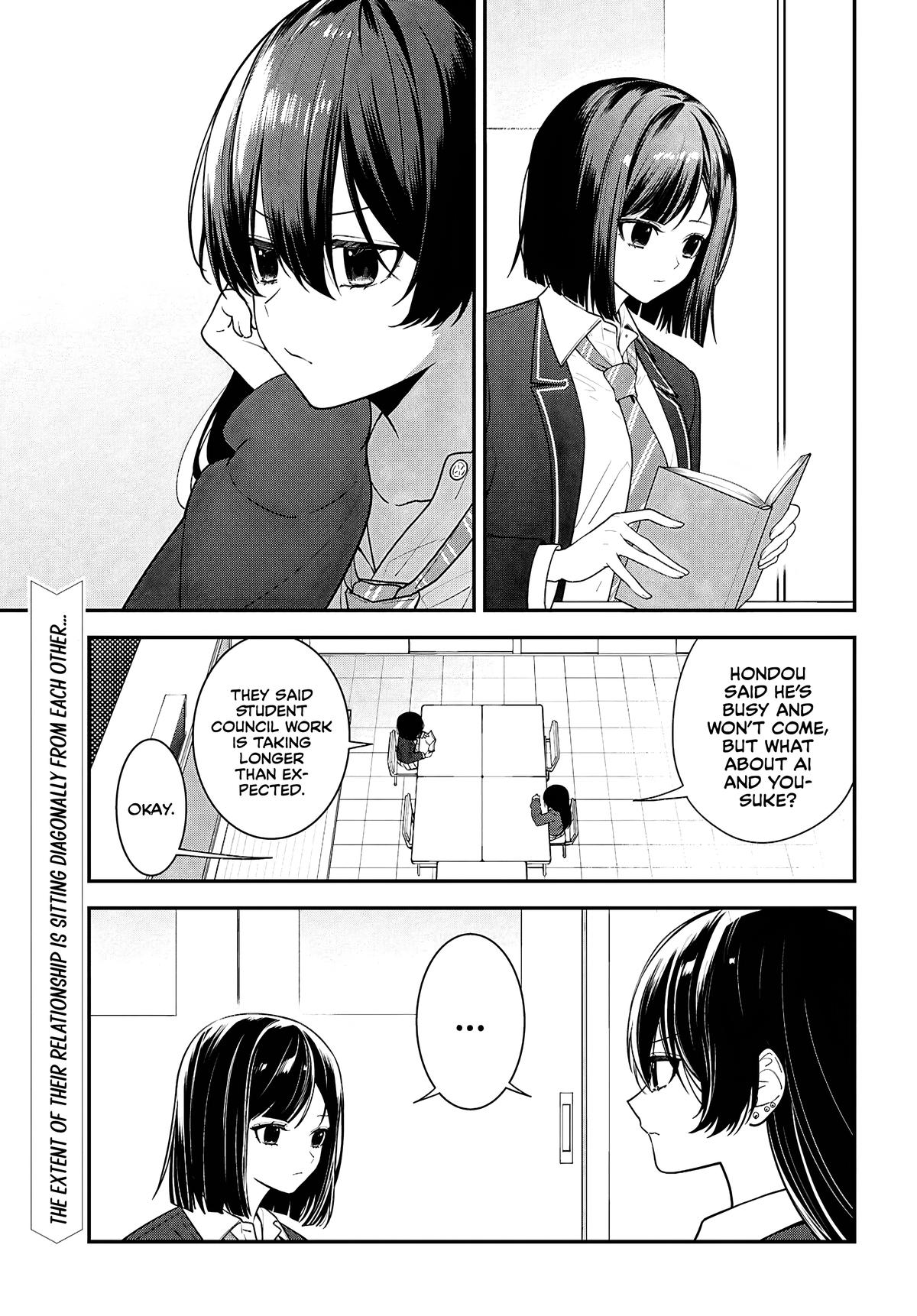 The Delinquent Shimizu-san Sitting Next to Me Has Dyed Her Hair Black Chapter 13 page 1 - 