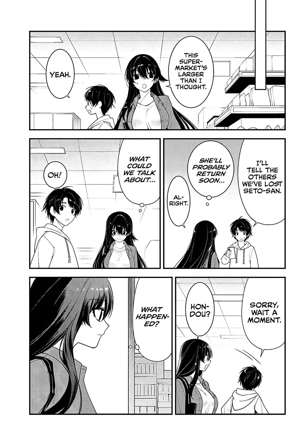 The Delinquent Shimizu-san Sitting Next to Me Has Dyed Her Hair Black Chapter 13 page 15 - 