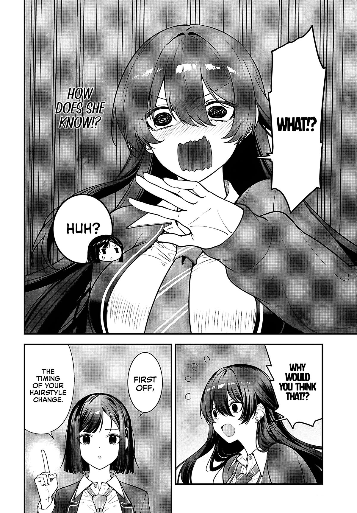The Delinquent Shimizu-san Sitting Next to Me Has Dyed Her Hair Black Chapter 13 page 4 - 
