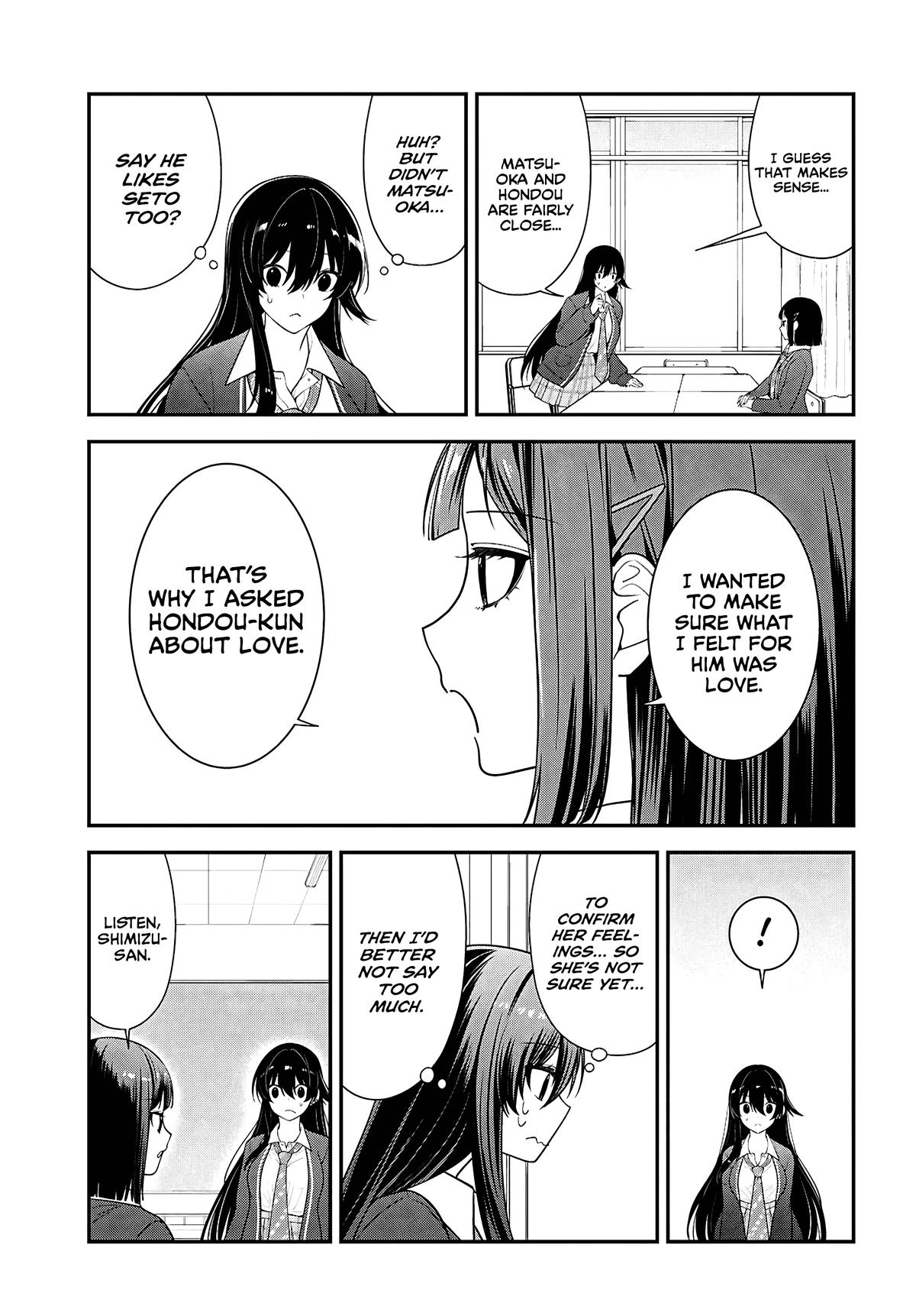 The Delinquent Shimizu-san Sitting Next to Me Has Dyed Her Hair Black Chapter 13 page 9 - 