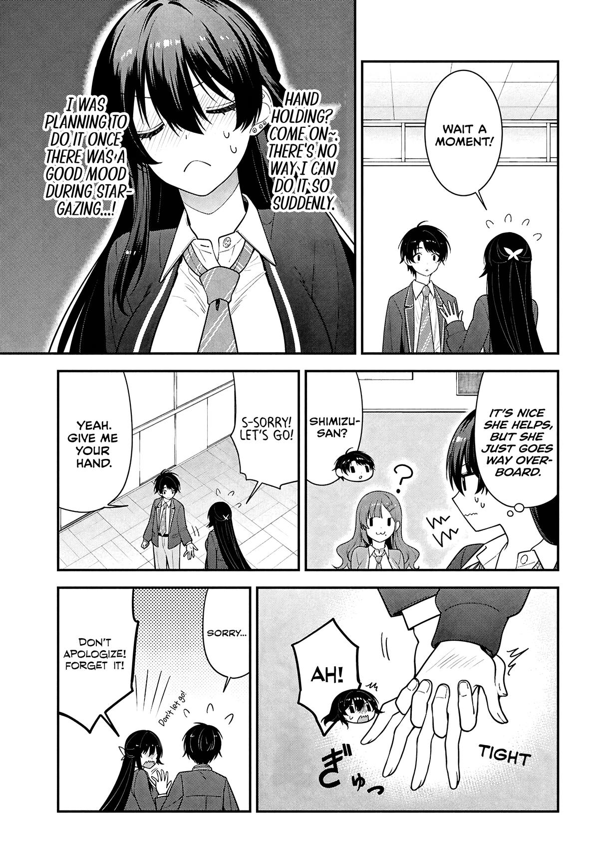 The Delinquent Shimizu-san Sitting Next to Me Has Dyed Her Hair Black Chapter 14 page 11 - 