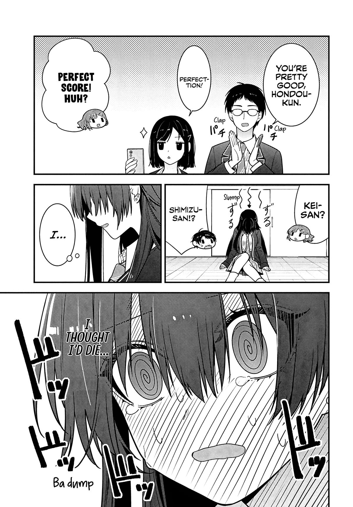 The Delinquent Shimizu-san Sitting Next to Me Has Dyed Her Hair Black Chapter 14 page 24 - 
