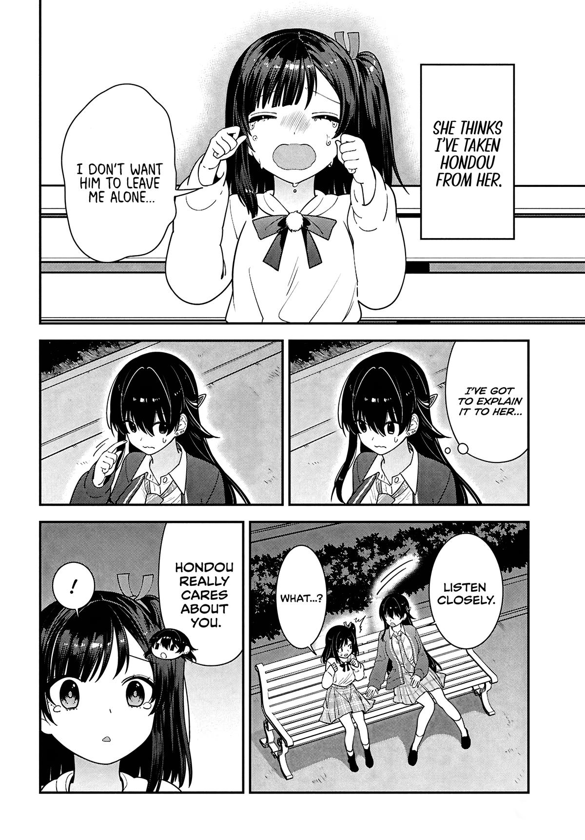 The Delinquent Shimizu-san Sitting Next to Me Has Dyed Her Hair Black Chapter 15 page 14 - 