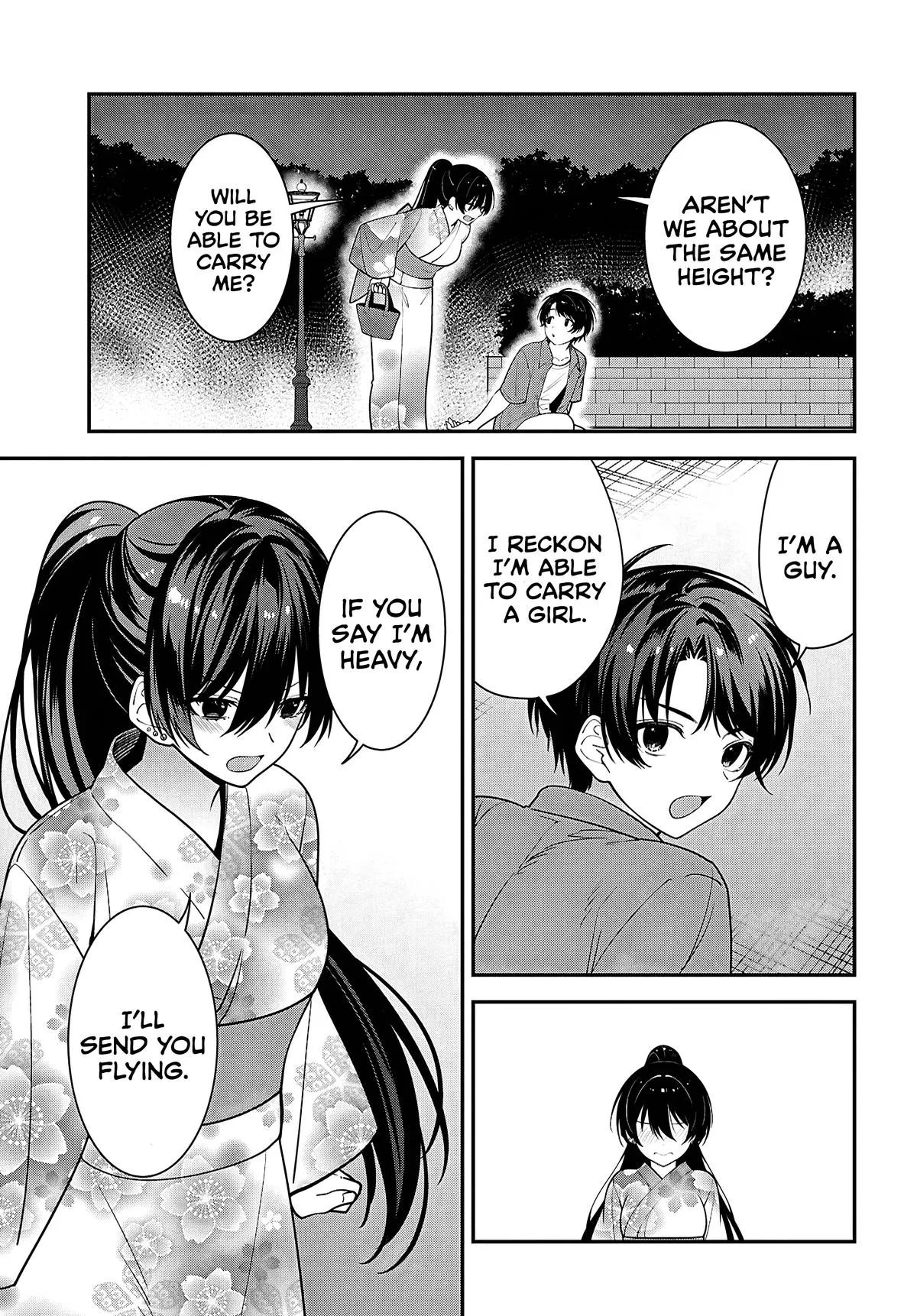 The Delinquent Shimizu-san Sitting Next to Me Has Dyed Her Hair Black Chapter 16 page 33 - 