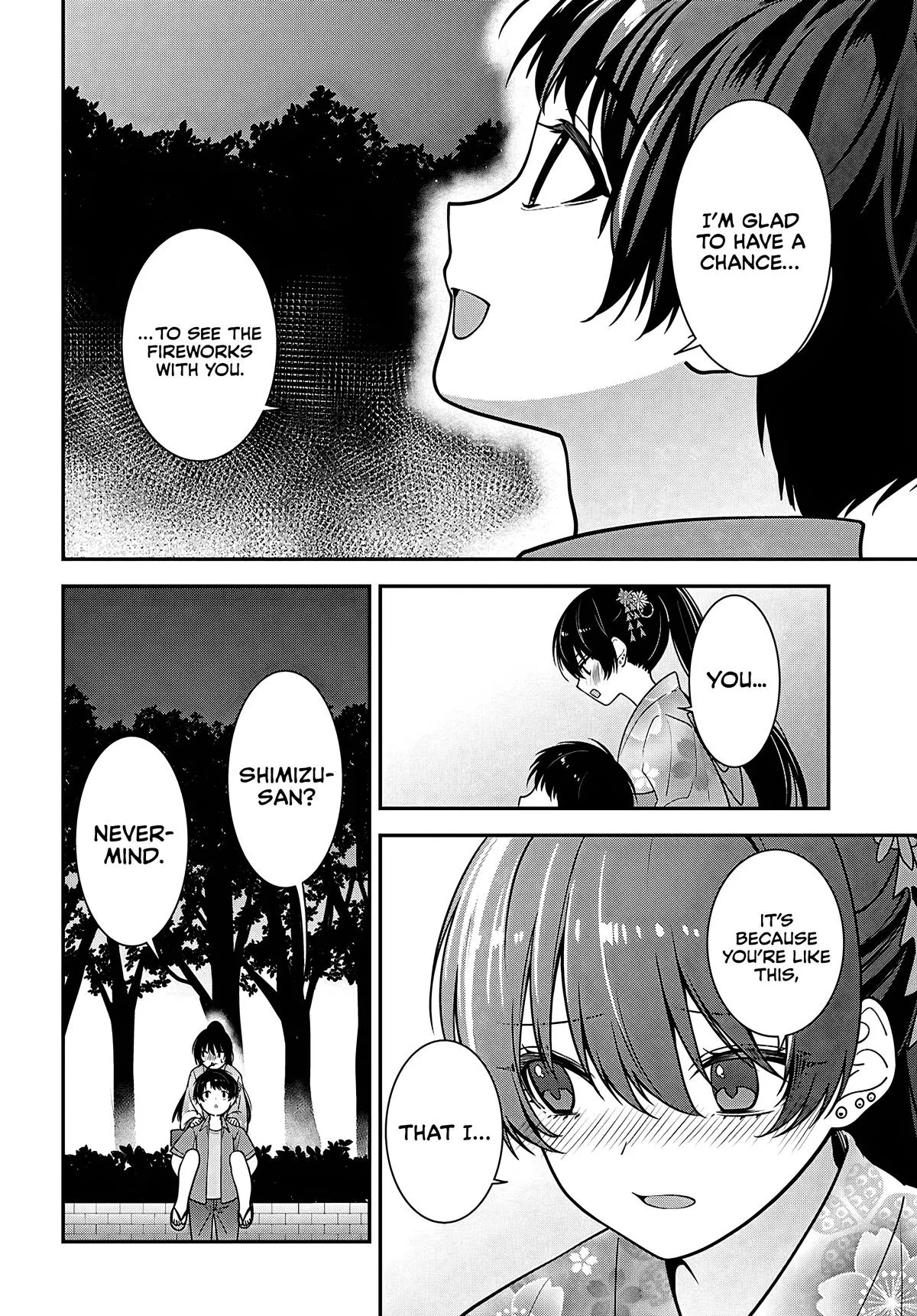 The Delinquent Shimizu-san Sitting Next to Me Has Dyed Her Hair Black Chapter 16 page 38 - 