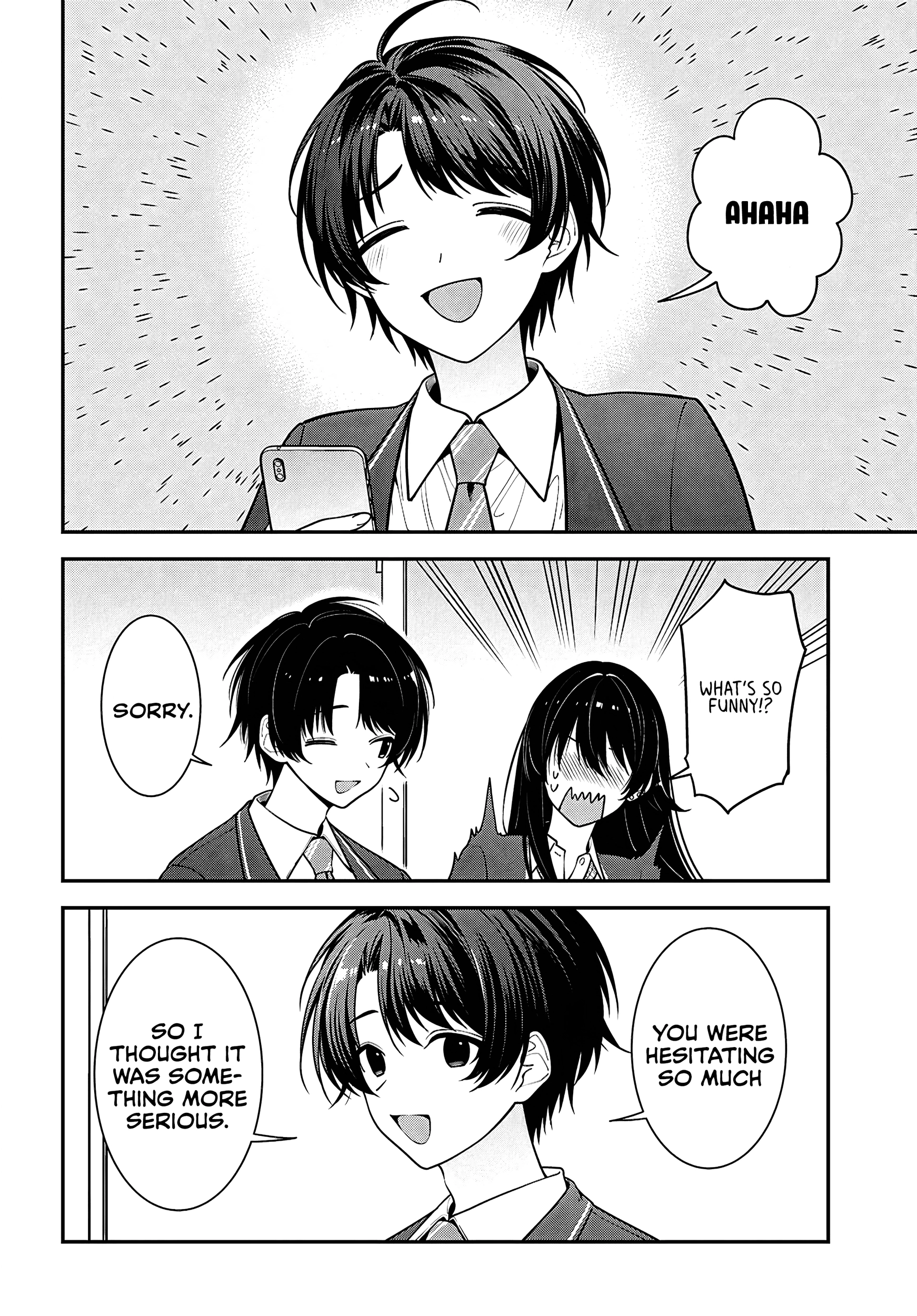 The Delinquent Shimizu-san Sitting Next to Me Has Dyed Her Hair Black Chapter 17 page 15 - 