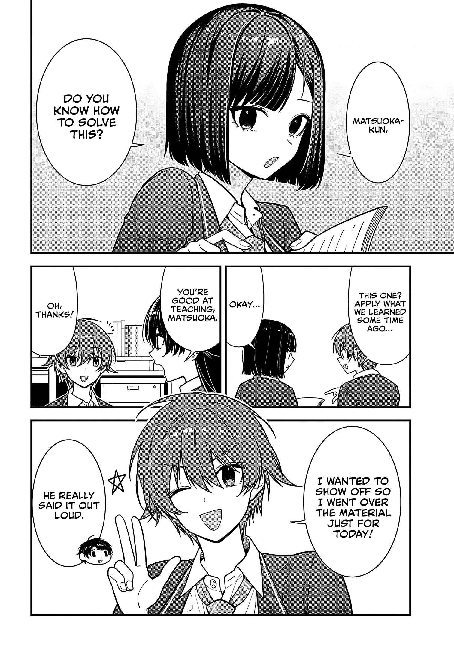 The Delinquent Shimizu-san Sitting Next to Me Has Dyed Her Hair Black Chapter 19 page 14 - 