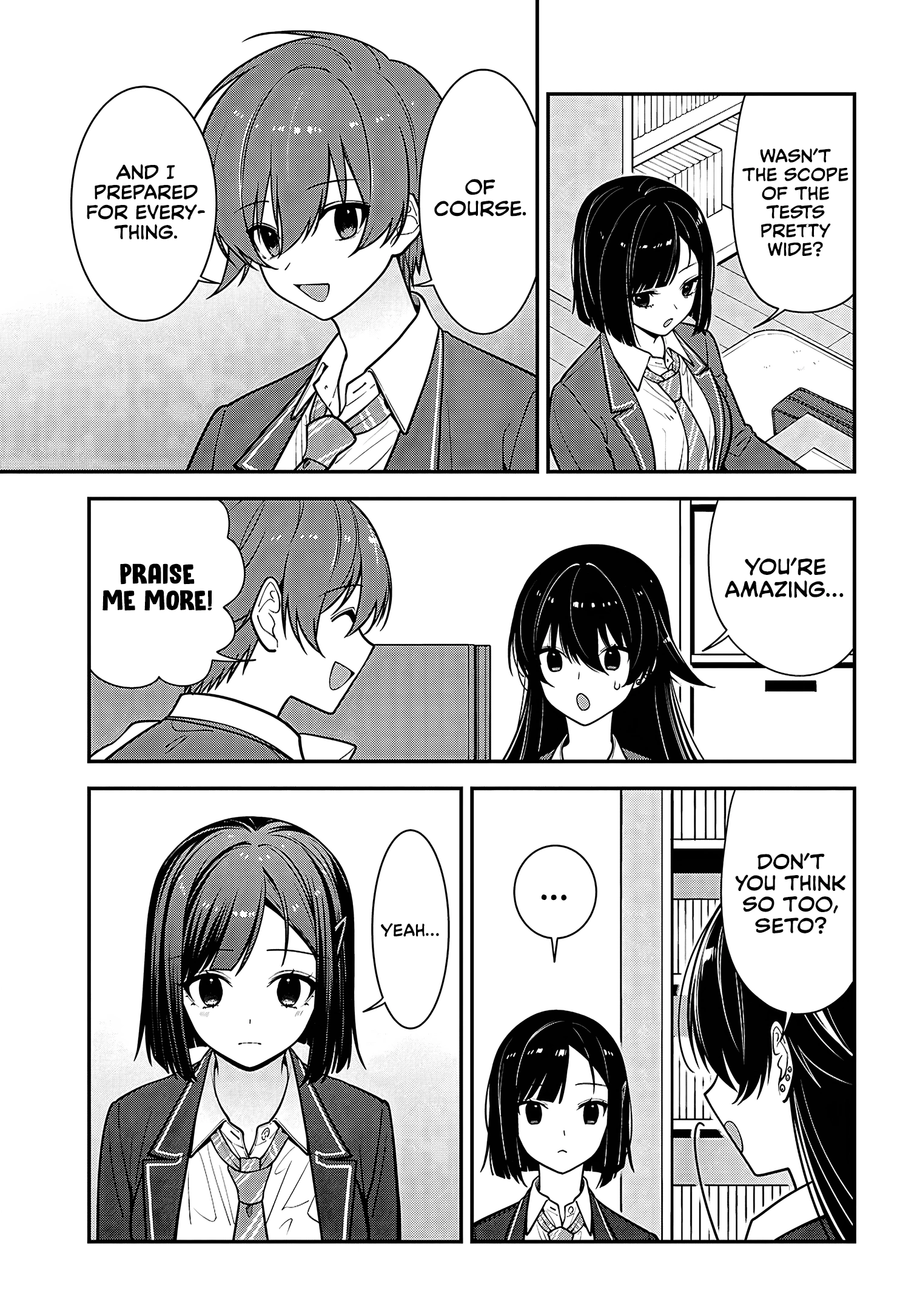 The Delinquent Shimizu-san Sitting Next to Me Has Dyed Her Hair Black Chapter 19 page 15 - 