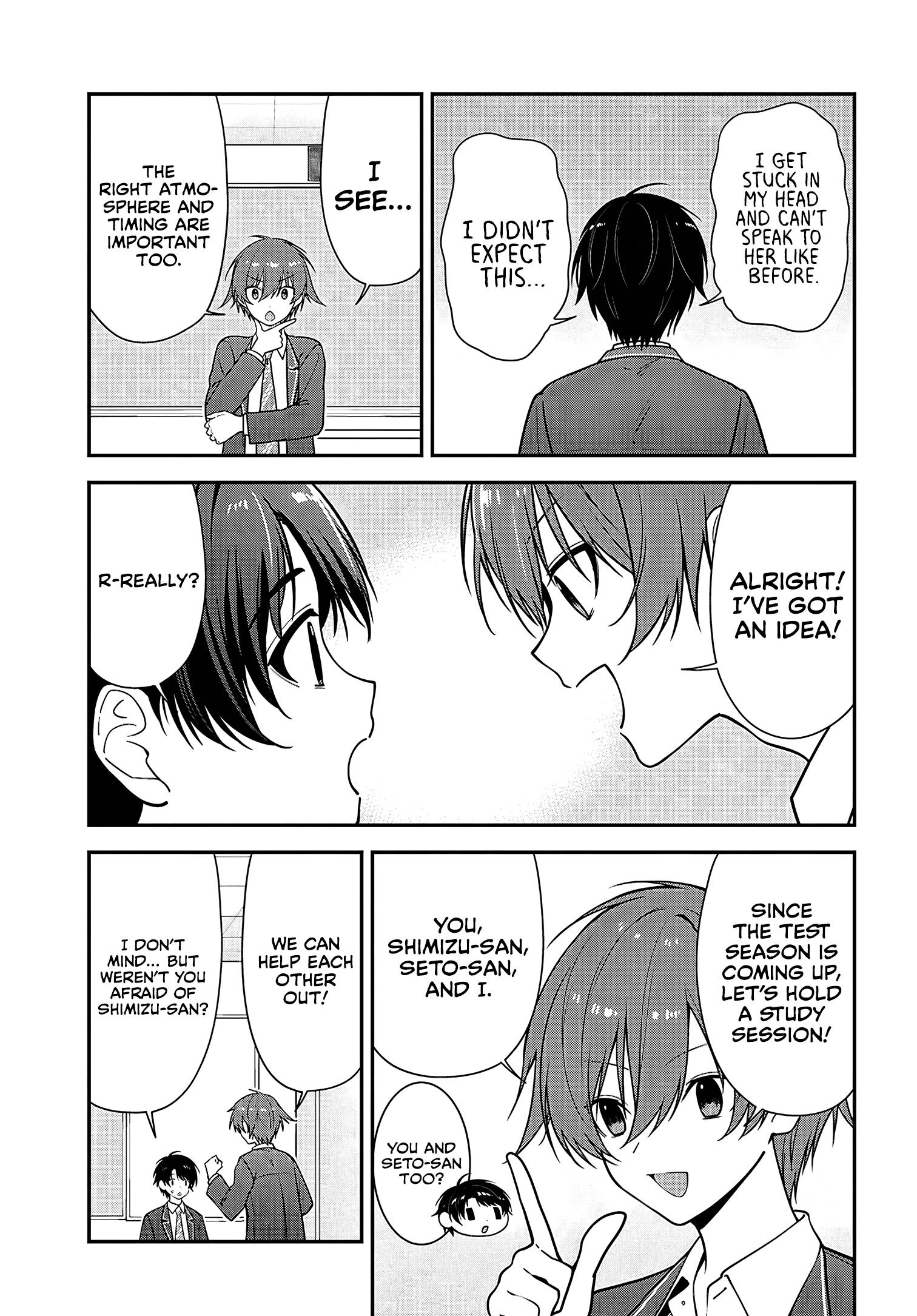 The Delinquent Shimizu-san Sitting Next to Me Has Dyed Her Hair Black Chapter 19 page 5 - 