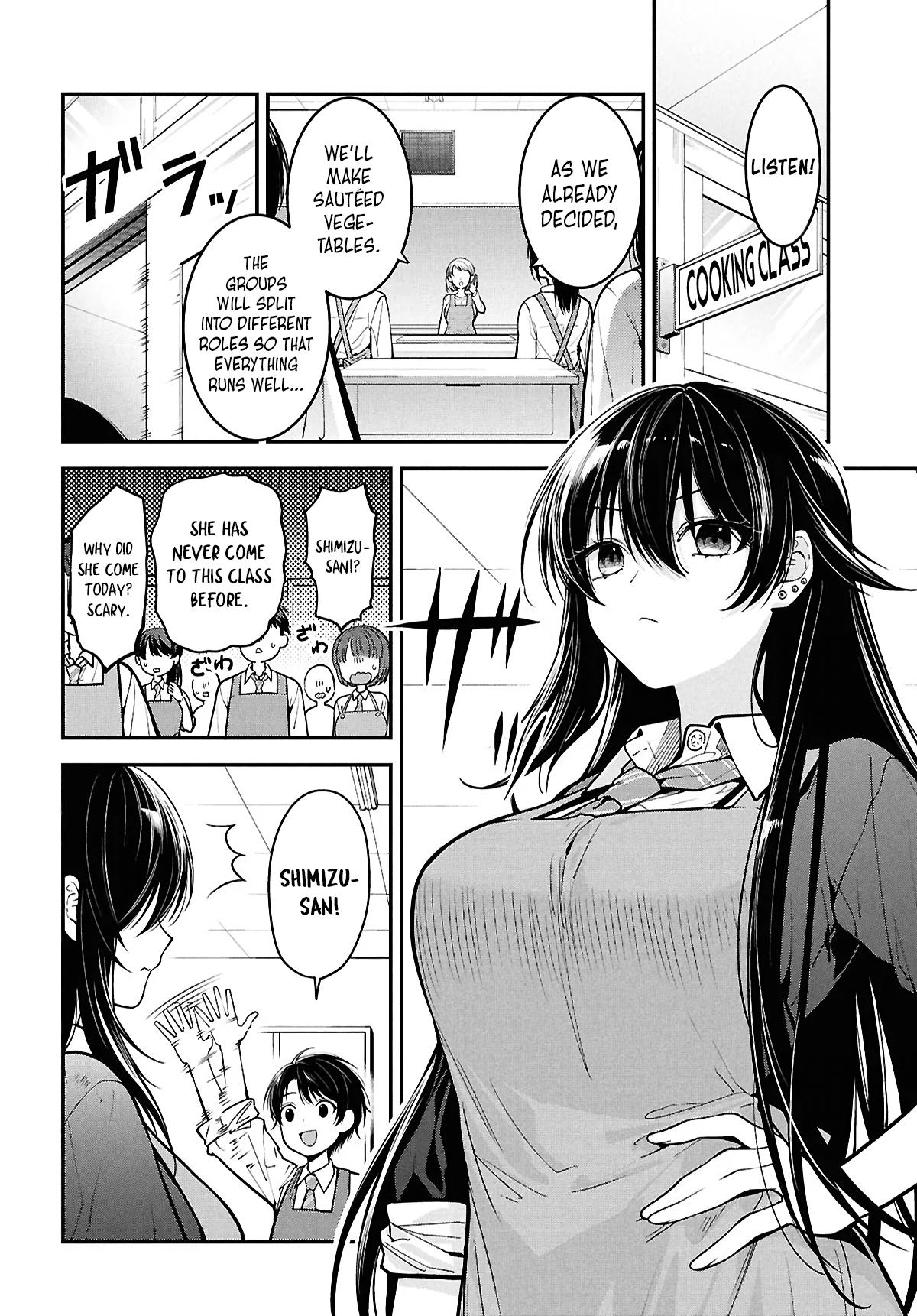 The Delinquent Shimizu-san Sitting Next to Me Has Dyed Her Hair Black Chapter 2 page 6 - 