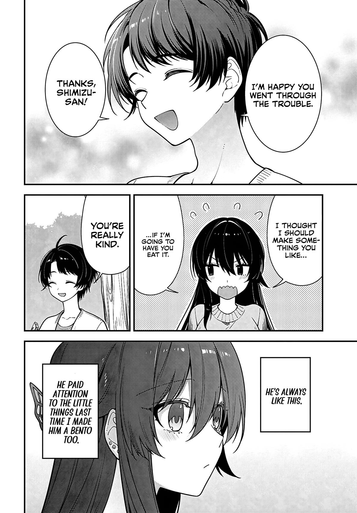 The Delinquent Shimizu-san Sitting Next to Me Has Dyed Her Hair Black Chapter 21 page 14 - 