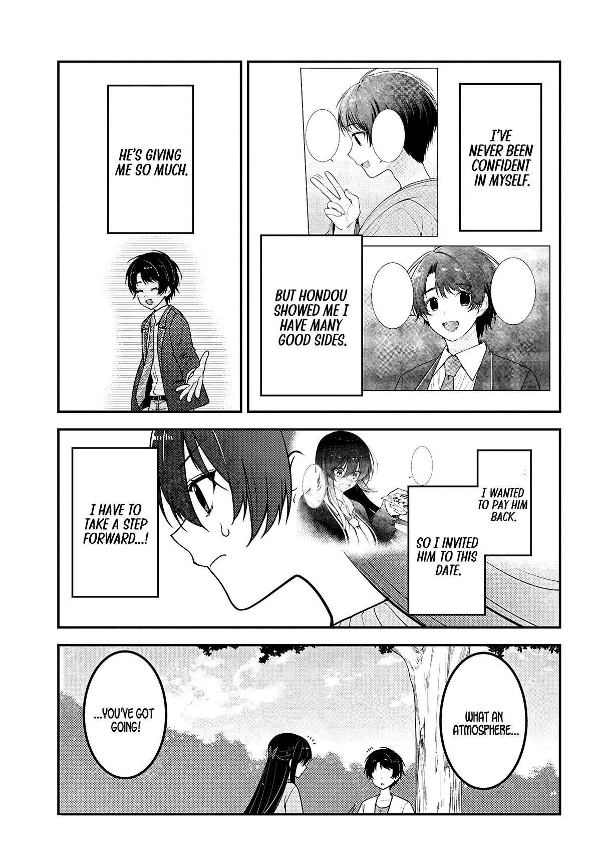 The Delinquent Shimizu-san Sitting Next to Me Has Dyed Her Hair Black Chapter 21 page 17 - 