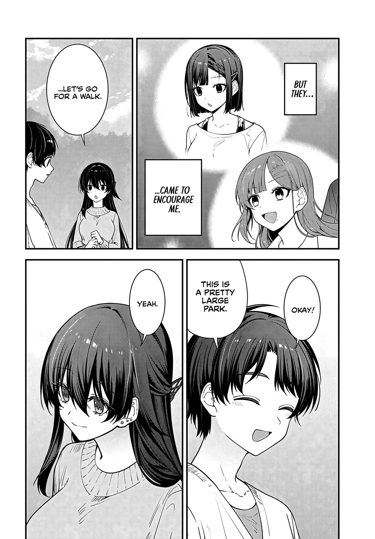 The Delinquent Shimizu-san Sitting Next to Me Has Dyed Her Hair Black Chapter 21 page 24 - 
