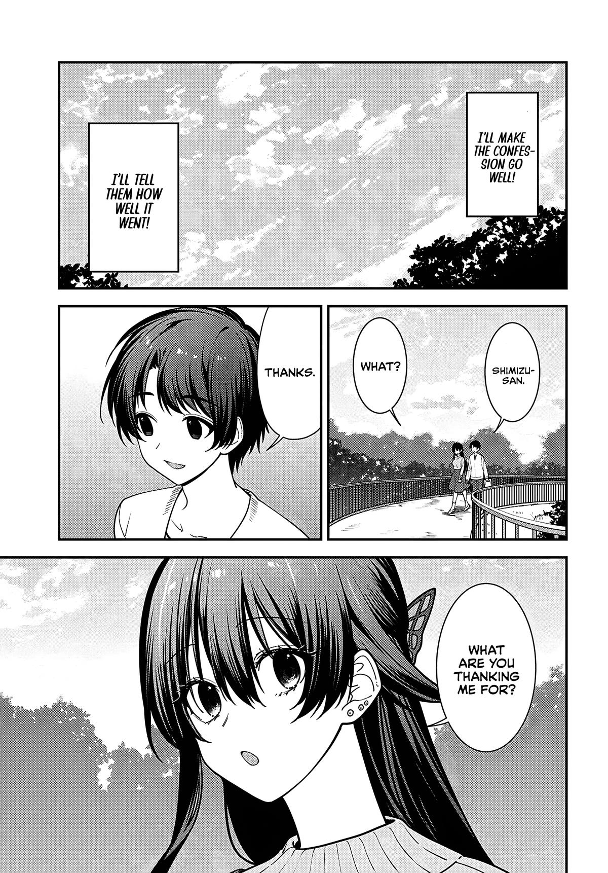 The Delinquent Shimizu-san Sitting Next to Me Has Dyed Her Hair Black Chapter 21 page 25 - 