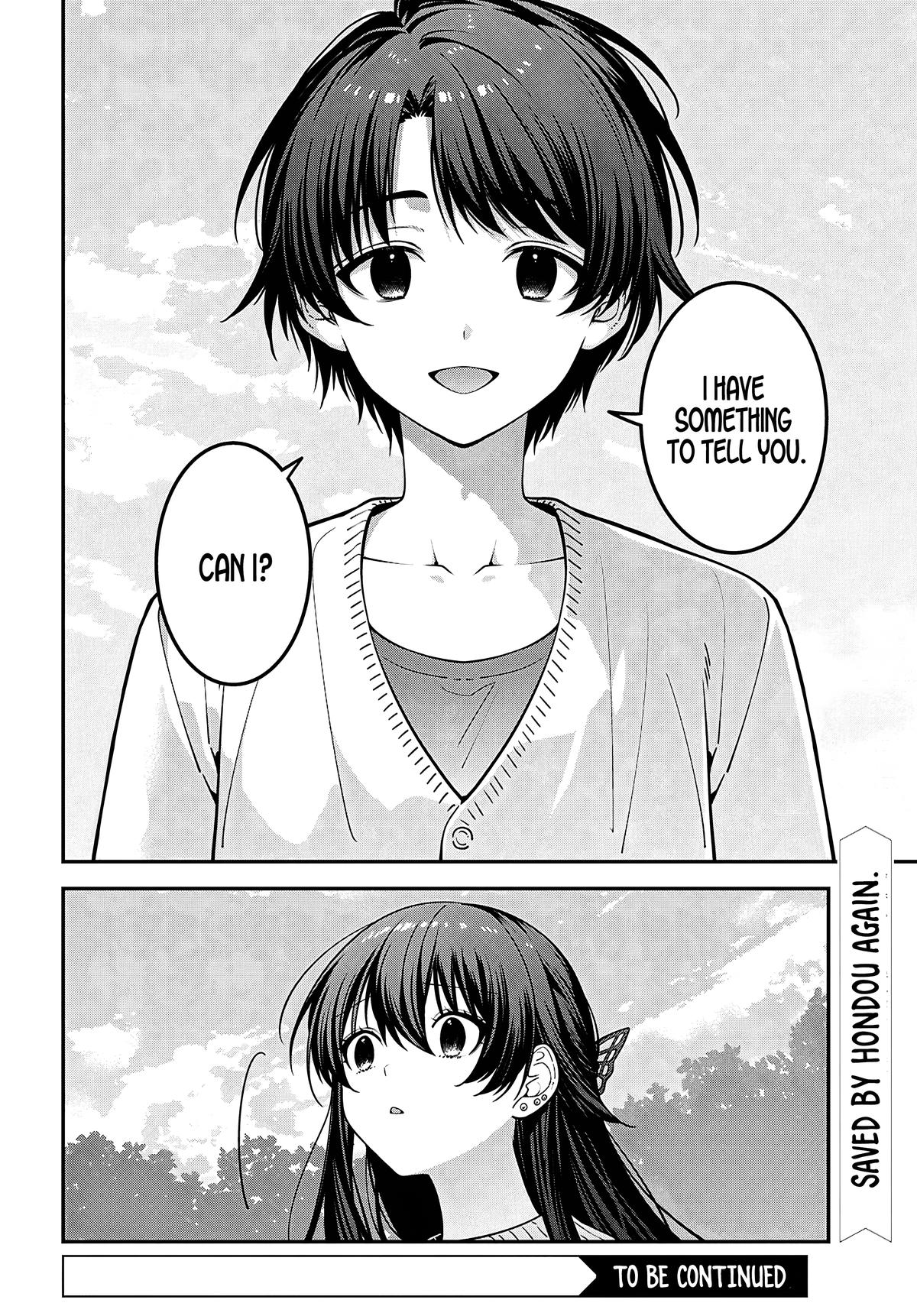 The Delinquent Shimizu-san Sitting Next to Me Has Dyed Her Hair Black Chapter 21 page 35 - 