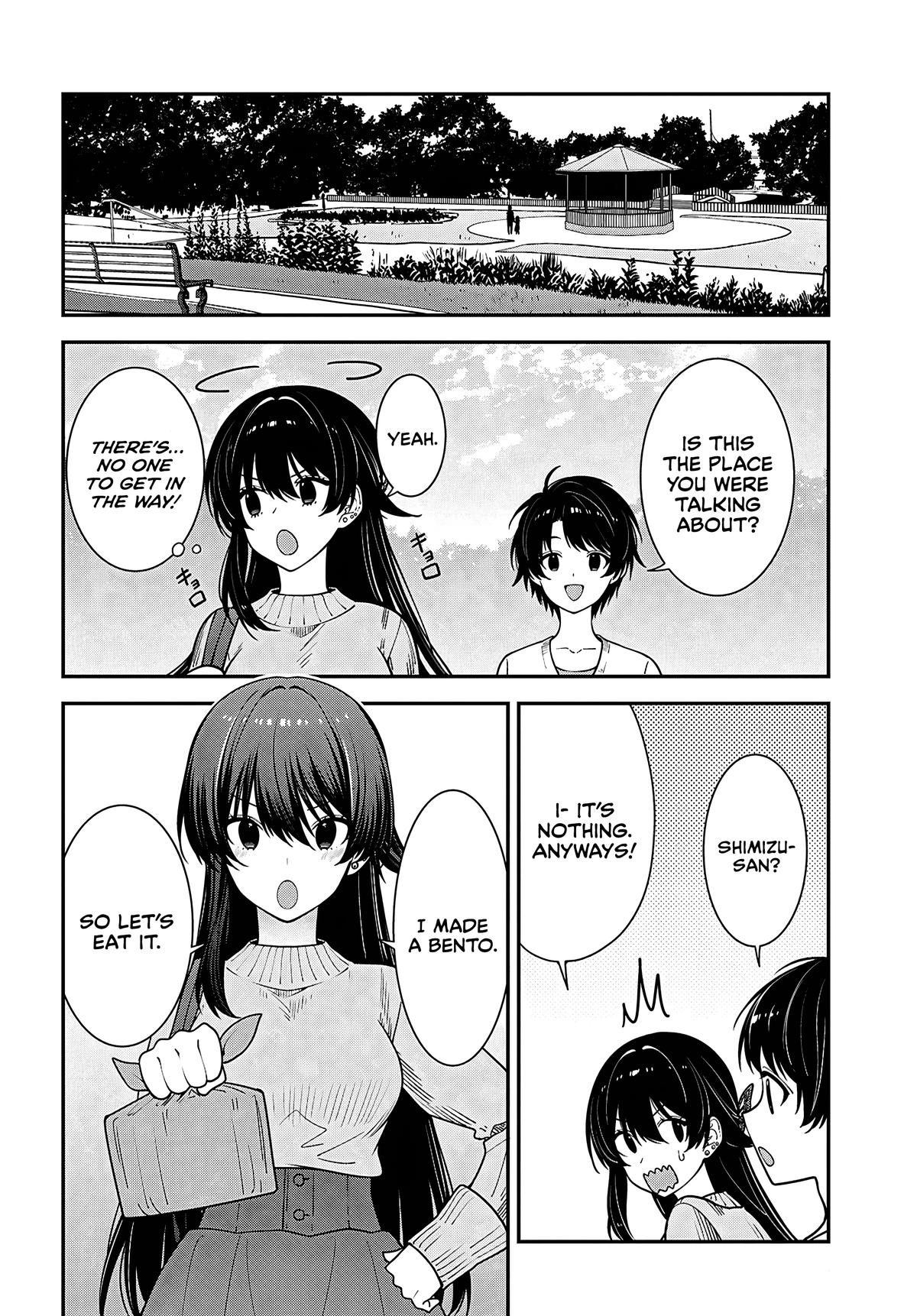 The Delinquent Shimizu-san Sitting Next to Me Has Dyed Her Hair Black Chapter 21 page 8 - 