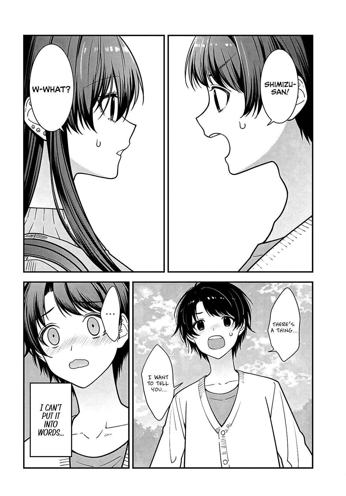 The Delinquent Shimizu-san Sitting Next to Me Has Dyed Her Hair Black Chapter 22 page 14 - 