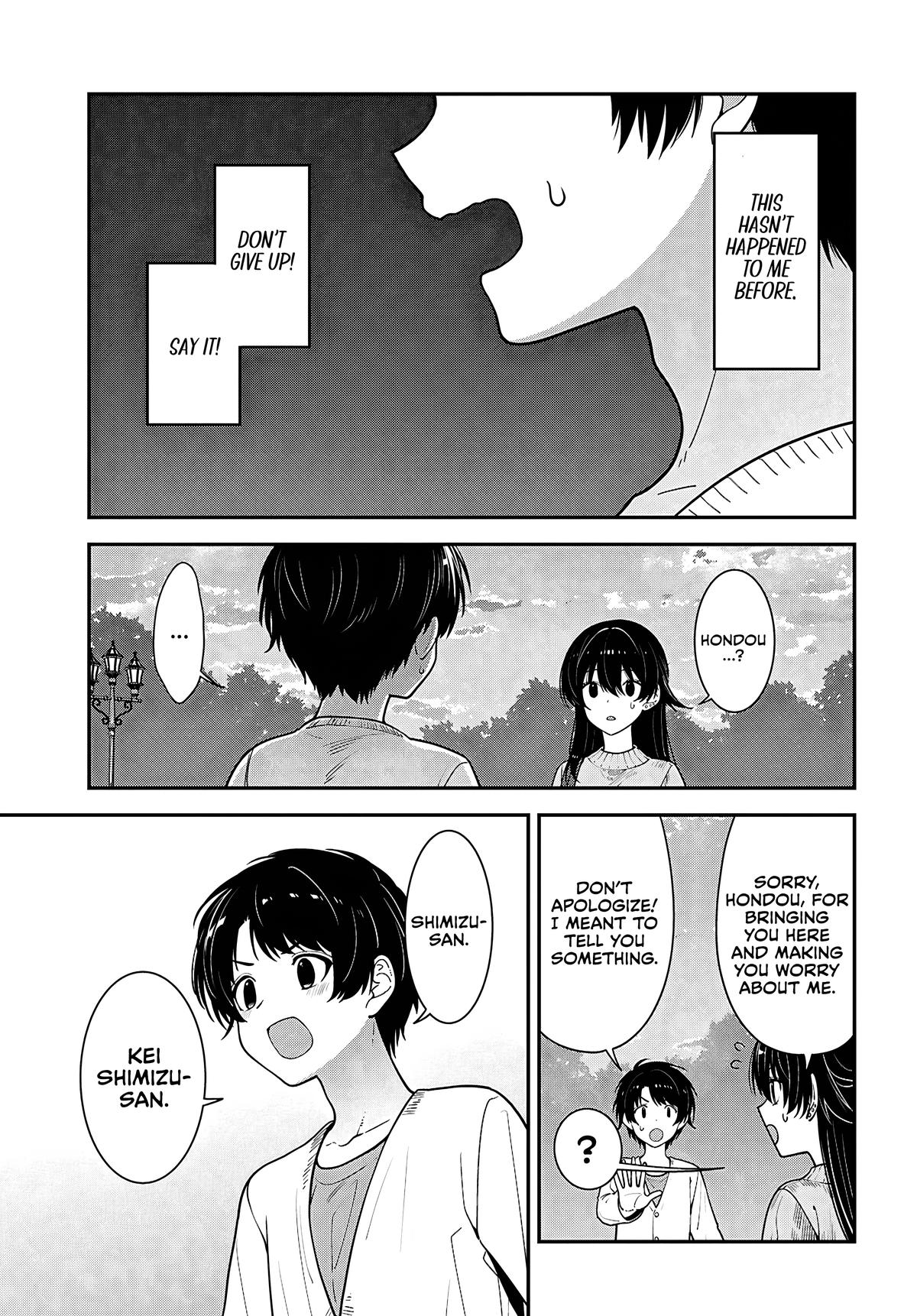 The Delinquent Shimizu-san Sitting Next to Me Has Dyed Her Hair Black Chapter 22 page 15 - 