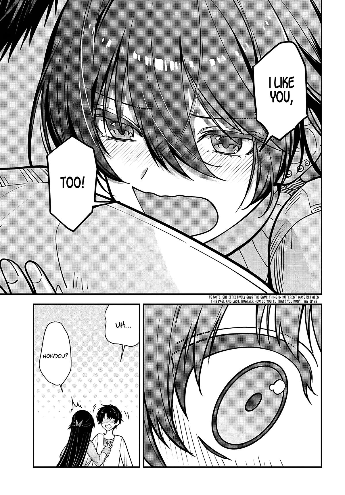 The Delinquent Shimizu-san Sitting Next to Me Has Dyed Her Hair Black Chapter 22 page 21 - 