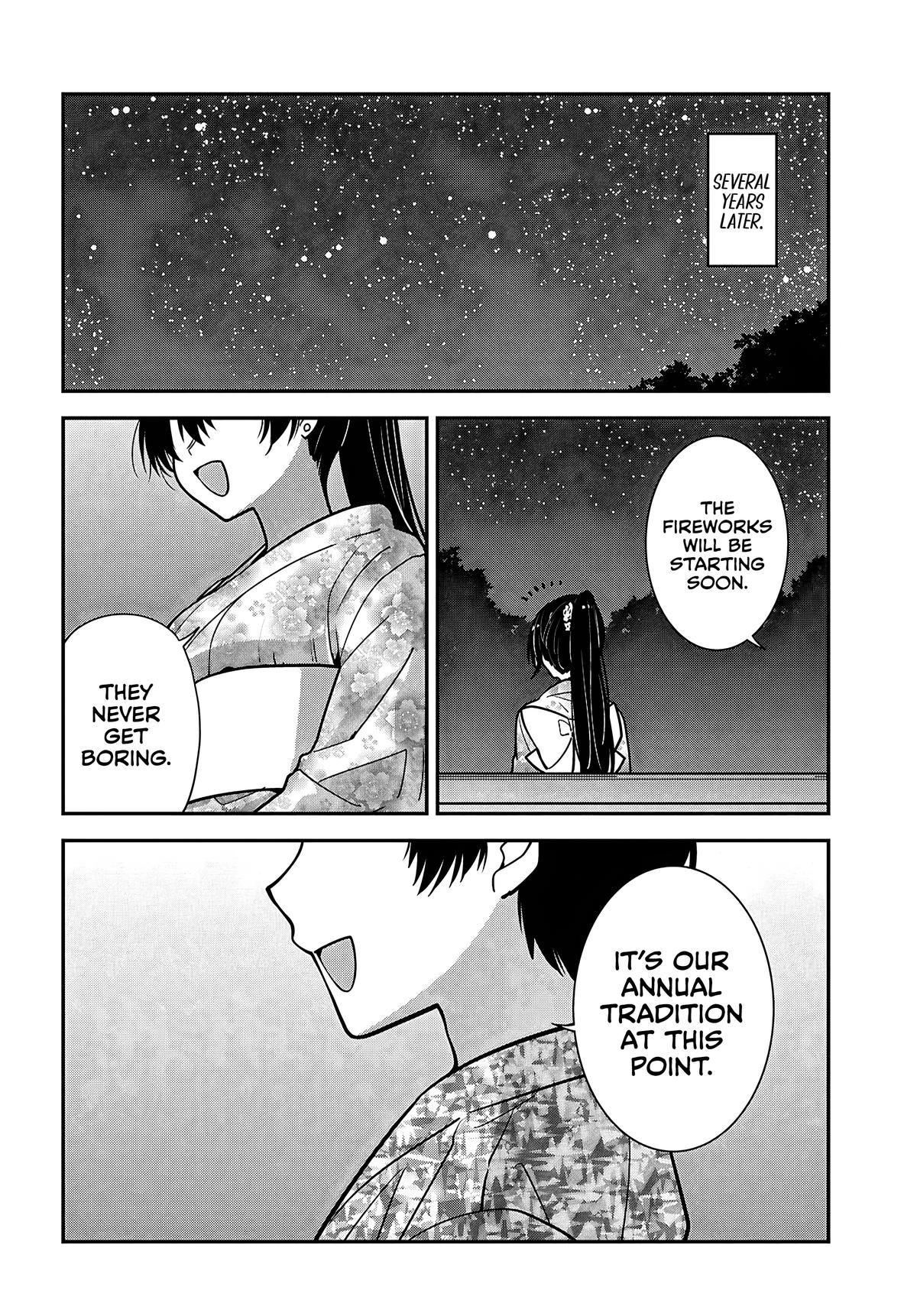 The Delinquent Shimizu-san Sitting Next to Me Has Dyed Her Hair Black Chapter 22 page 28 - 