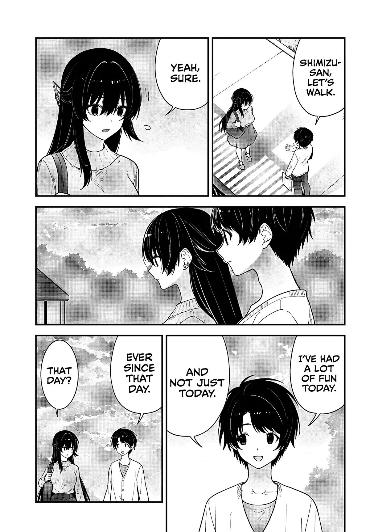 The Delinquent Shimizu-san Sitting Next to Me Has Dyed Her Hair Black Chapter 22 page 5 - 