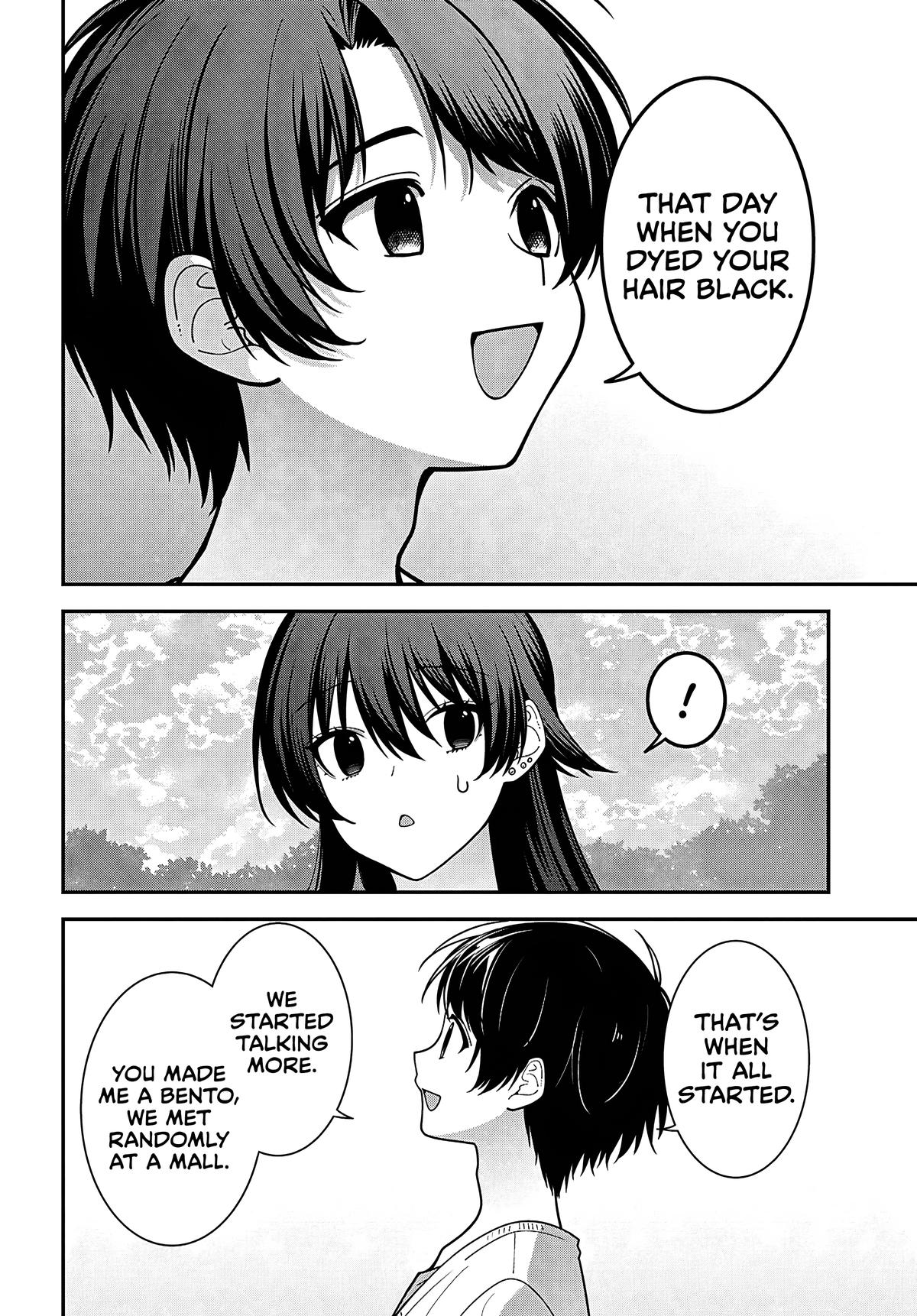 The Delinquent Shimizu-san Sitting Next to Me Has Dyed Her Hair Black Chapter 22 page 6 - 