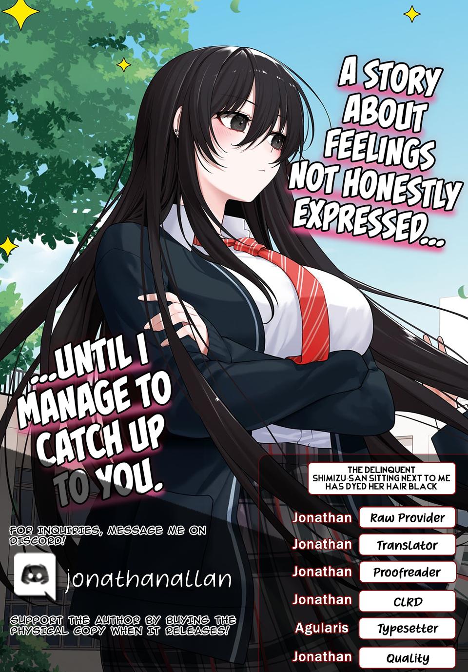 The Delinquent Shimizu-san Sitting Next to Me Has Dyed Her Hair Black Chapter 3 page 34 - 