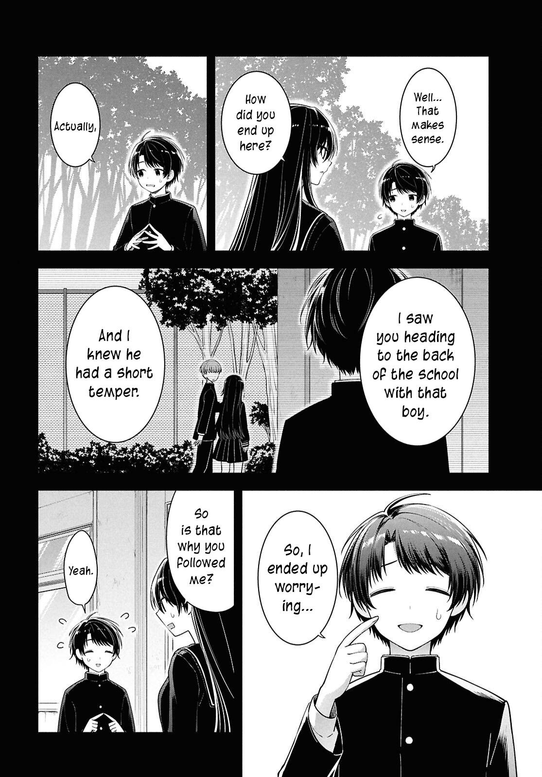 The Delinquent Shimizu-san Sitting Next to Me Has Dyed Her Hair Black Chapter 4 page 19 - 