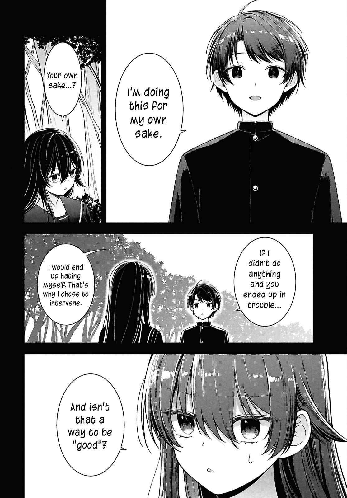 The Delinquent Shimizu-san Sitting Next to Me Has Dyed Her Hair Black Chapter 4 page 21 - 