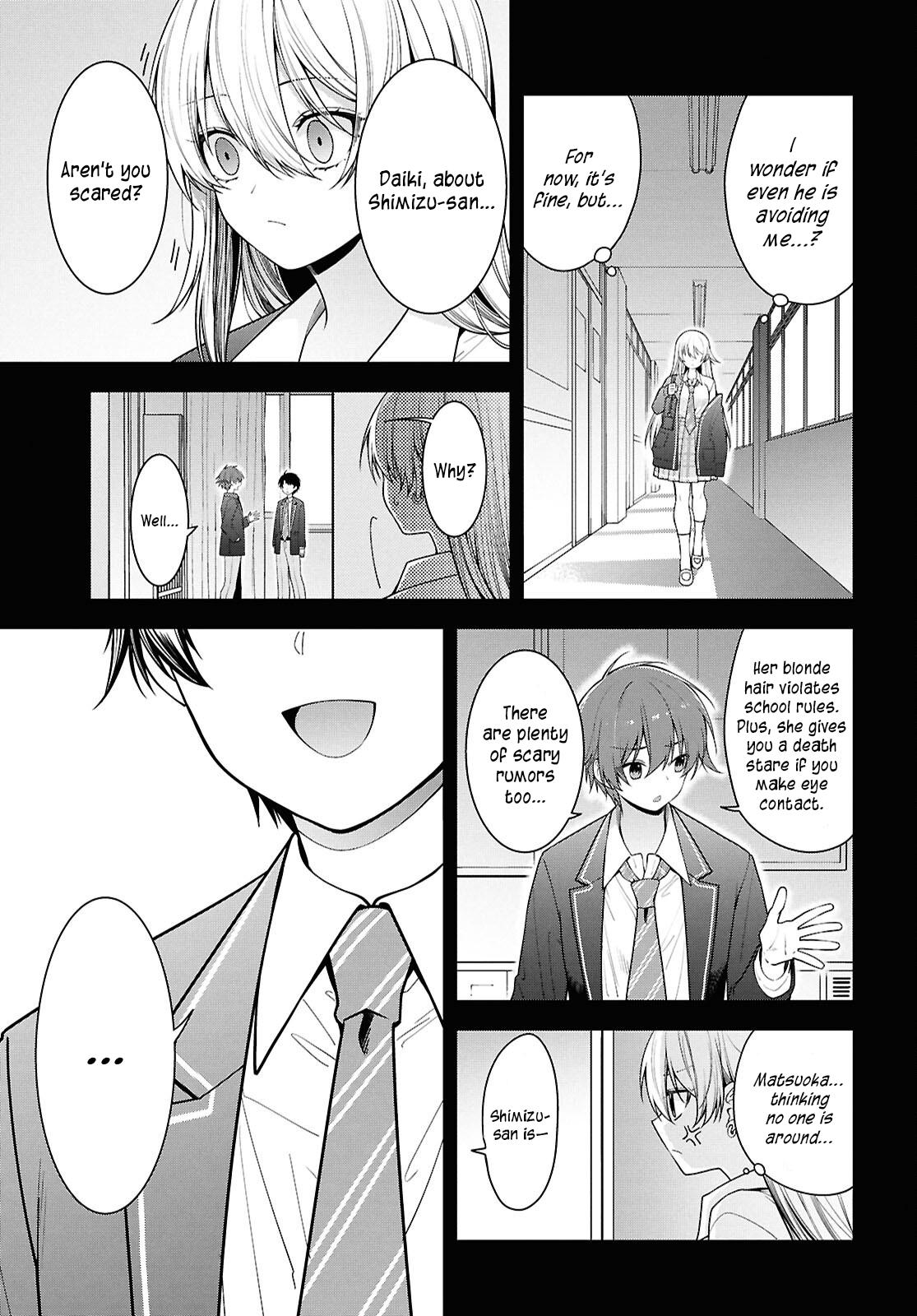 The Delinquent Shimizu-san Sitting Next to Me Has Dyed Her Hair Black Chapter 5 page 3 - 