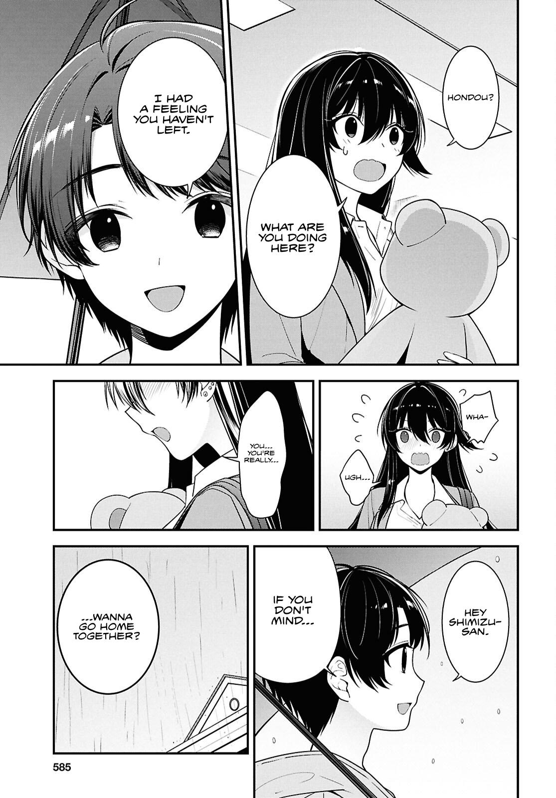 The Delinquent Shimizu-san Sitting Next to Me Has Dyed Her Hair Black Chapter 8.1 page 12 - 