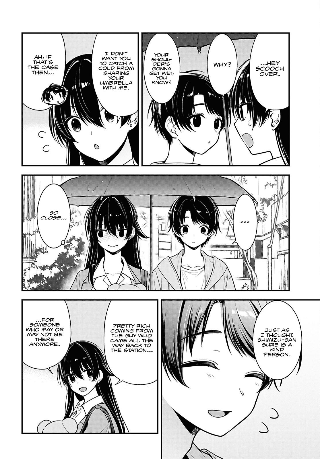 The Delinquent Shimizu-san Sitting Next to Me Has Dyed Her Hair Black Chapter 8.1 page 15 - 