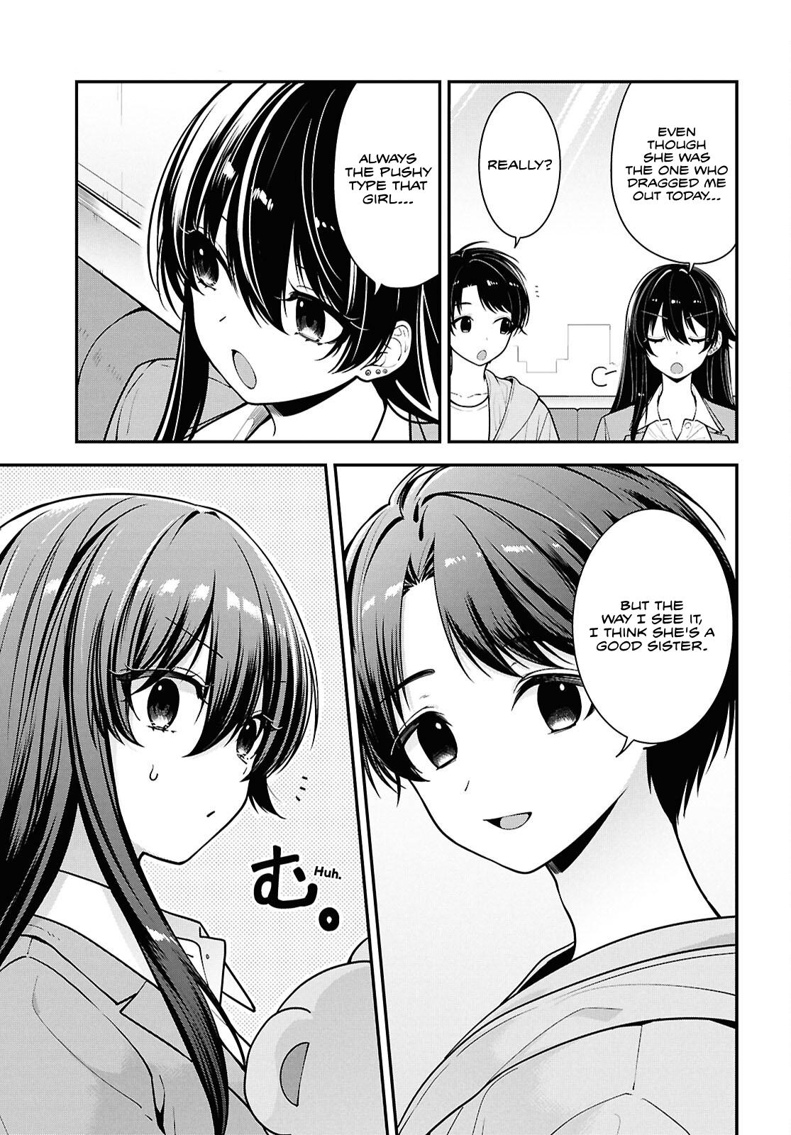 The Delinquent Shimizu-san Sitting Next to Me Has Dyed Her Hair Black Chapter 8.1 page 4 - 