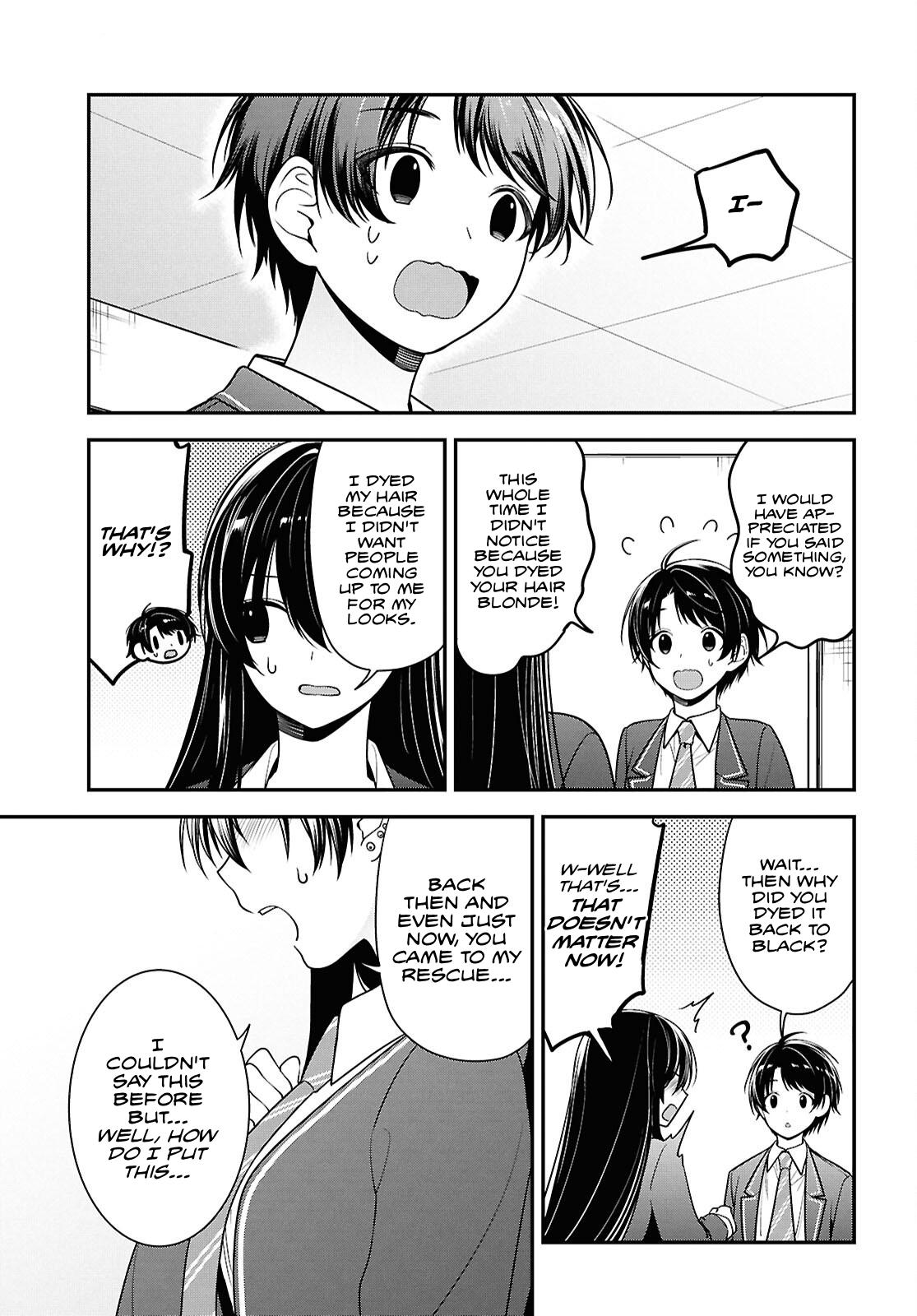 The Delinquent Shimizu-san Sitting Next to Me Has Dyed Her Hair Black Chapter 9 page 34 - 