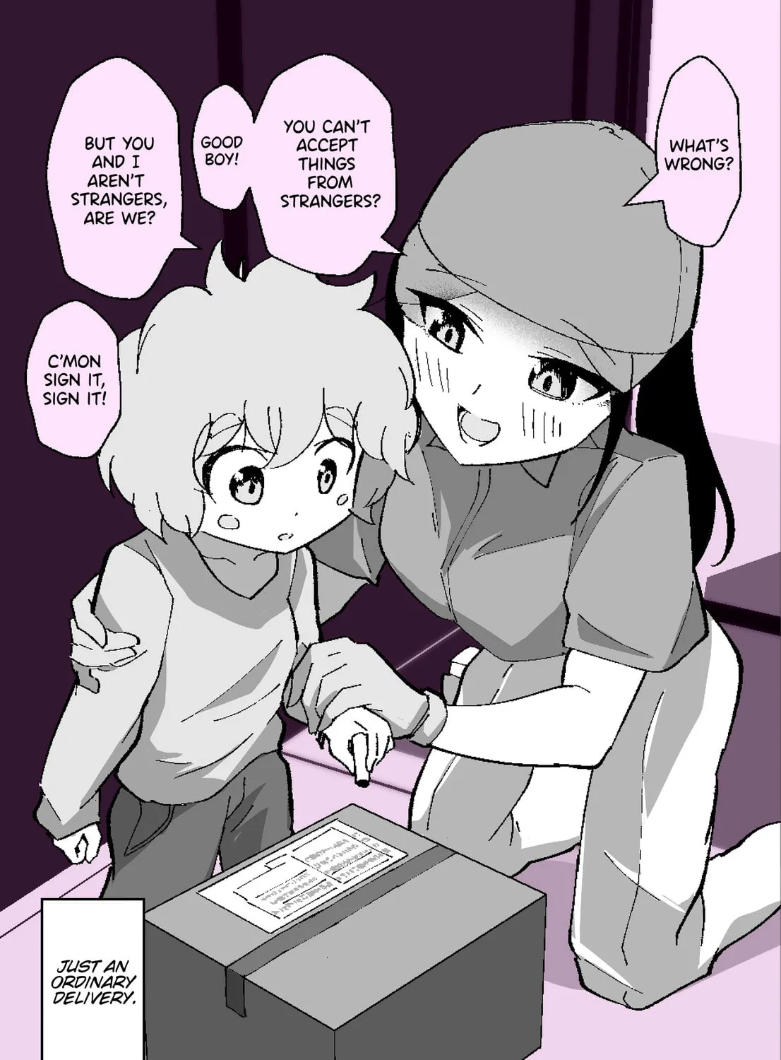 The Delivery Lady Came Chapter 2 page 3 - 