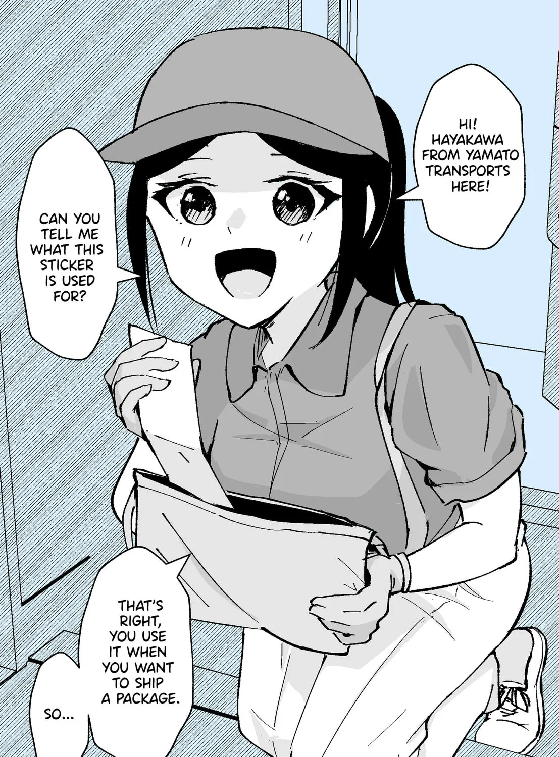 The Delivery Lady Came Chapter 5 page 1 - 