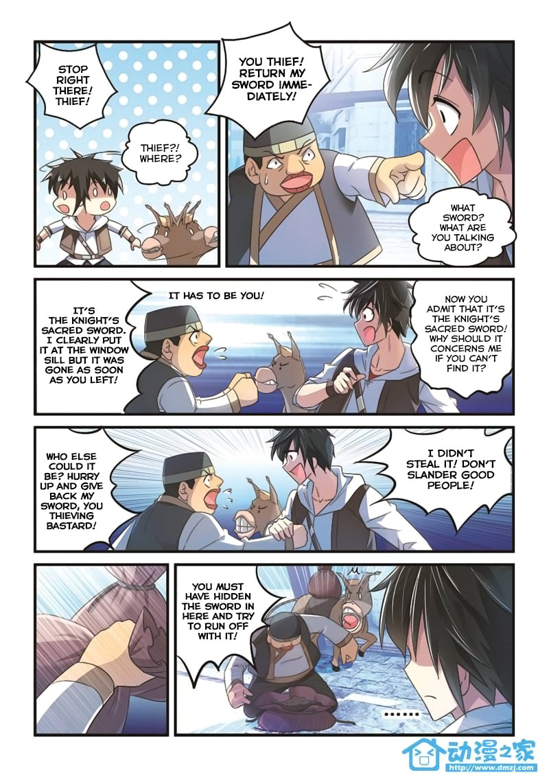 The Demon King, The Brave Knight and The Sacred Sword Temple Chapter 2.1 page 7 - 
