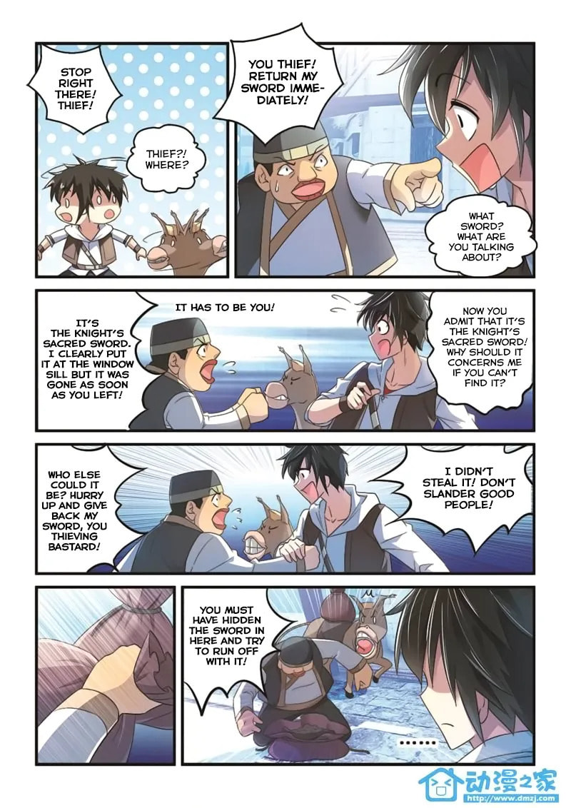 The Demon King, The Brave Knight and The Sacred Sword Temple Chapter 2.2 page 7 - 