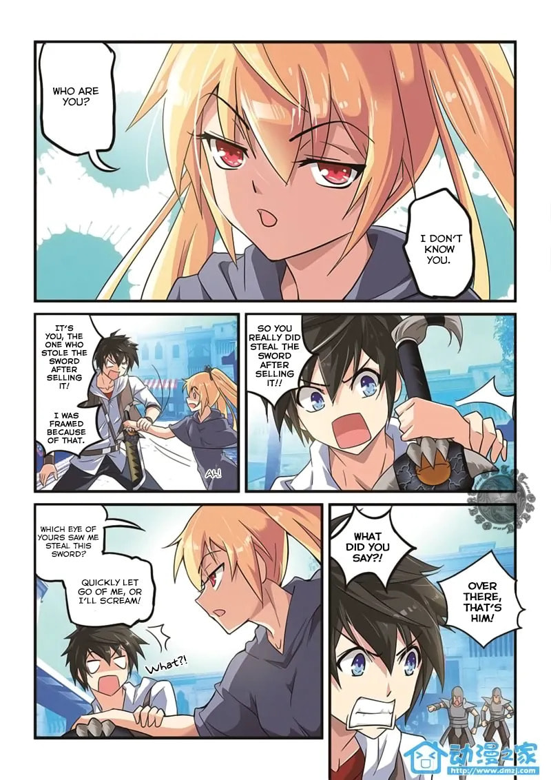 The Demon King, The Brave Knight and The Sacred Sword Temple Chapter 3.2 page 3 - 