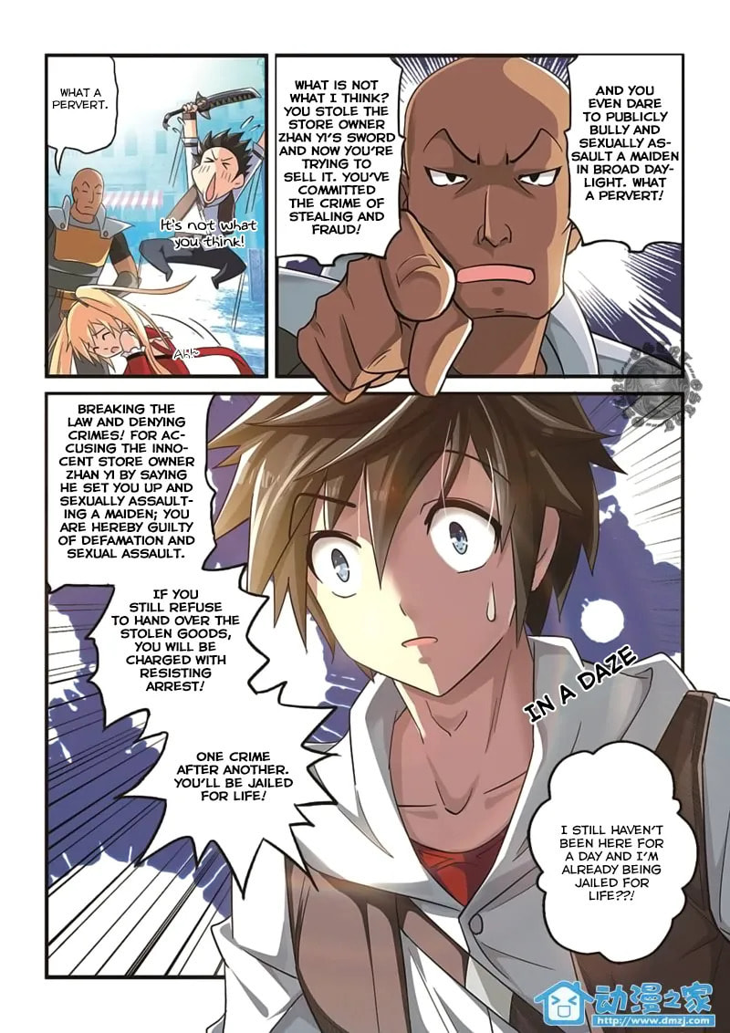 The Demon King, The Brave Knight and The Sacred Sword Temple Chapter 3.2 page 6 - 